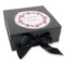 Farm House Gift Box with Magnetic Lid - Black (Personalized)