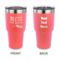 Farm House 30 oz Stainless Steel Tumbler - Coral - Double Sided (Personalized)