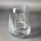 Farm House Stemless Wine Glass - Engraved
