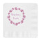 Farm House Embossed Decorative Napkins (Personalized)