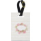 Farm House Plastic Luggage Tag - Rectangular w/ Name or Text