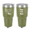Farm House 30 oz Stainless Steel Tumbler - Olive - Double-Sided (Personalized)