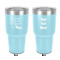Farm House 30 oz Stainless Steel Tumbler - Teal - Double-Sided (Personalized)