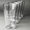 Farm House Pint Glasses - Engraved (Set of 4)