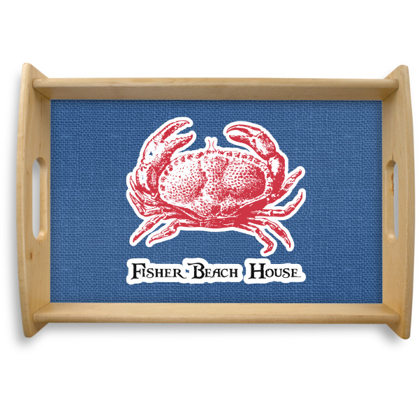 Custom Design Your Own Natural Wooden Tray - Small