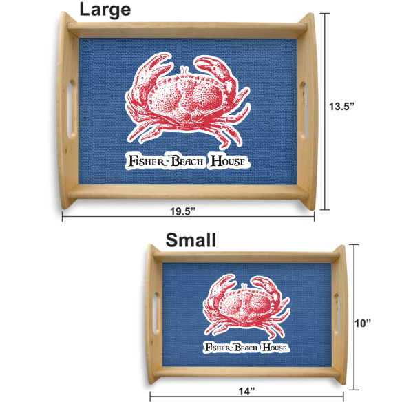 Custom Design - Serving Tray Wood Sizes