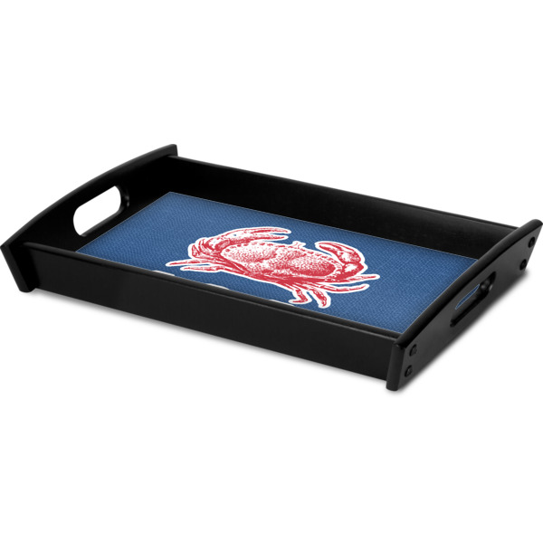 Custom Design - Serving Tray Black - Corner