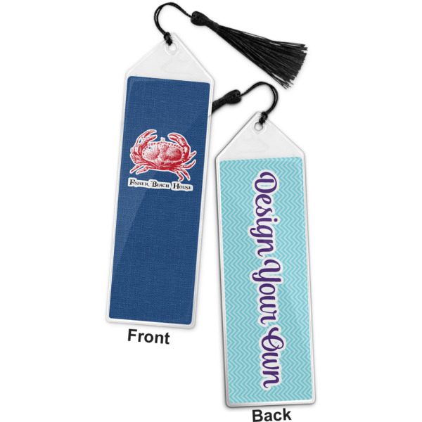 Custom Design - Bookmark w/ Tassel - Front and Back