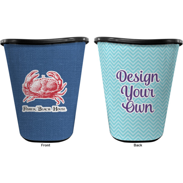 Custom Design - Waste Basket - Black - Double Sided - Approval
