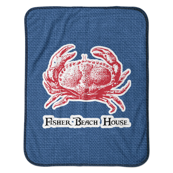 Custom Design - Baby Sherpa Blanket - Flat