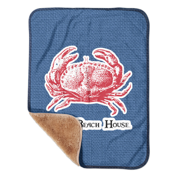 Custom Design Your Own Sherpa Baby Blanket - 30" x 40"