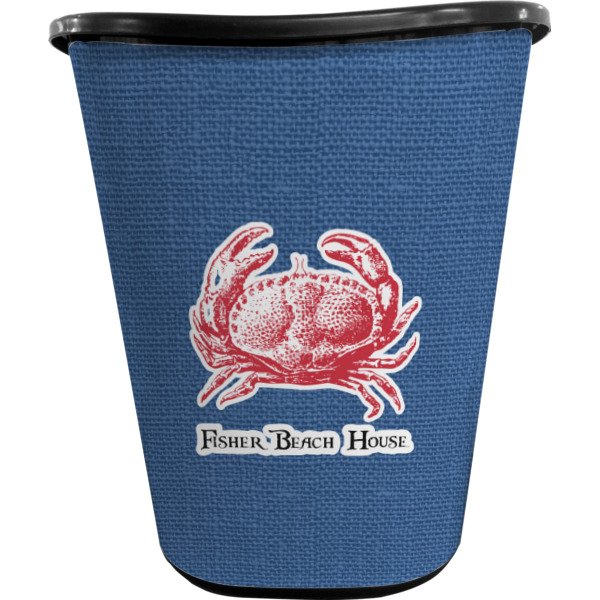 Custom Design - Waste Basket - Black - Front