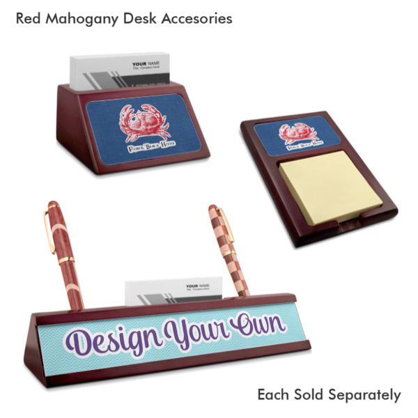 Custom Design - Mahogany Desk Accessories