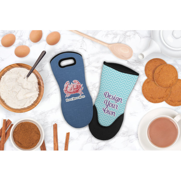 Custom Design - Neoprene Oven Mitt - Lifestyle Image