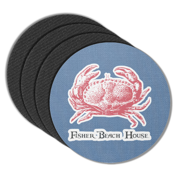 Custom Design - Round Coaster Rubber Back - Main