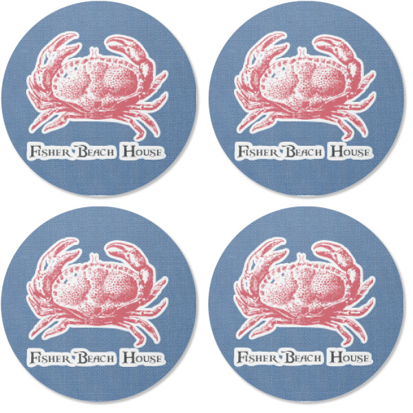 Custom Design - Coaster Round Rubber Back - Apvl