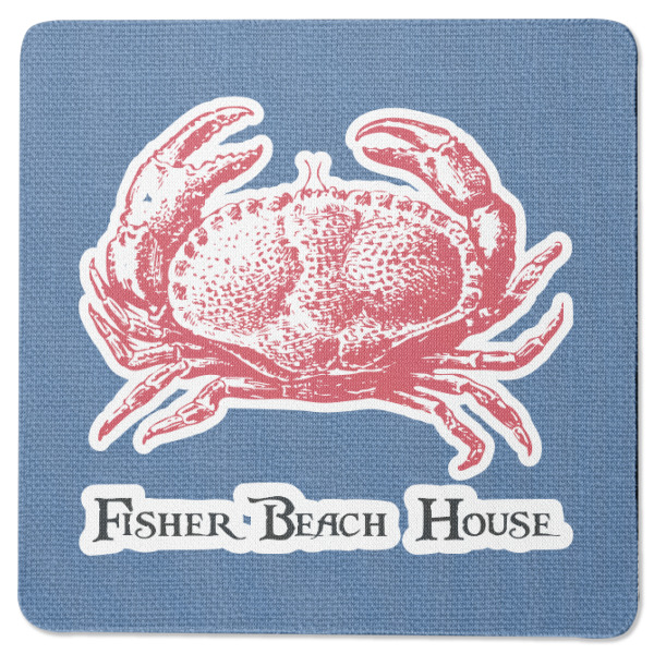 Custom Design - Square Coaster Rubber Back - Single