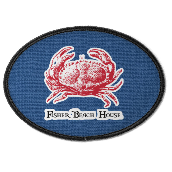 Custom Design - Iron On Patch - Oval - Front