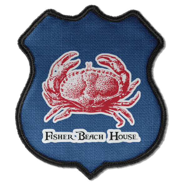 Custom Design - Iron On Patch - Shield - Style C - Front