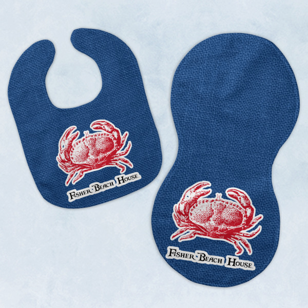Custom Design Your Own Baby Bib & Burp Set