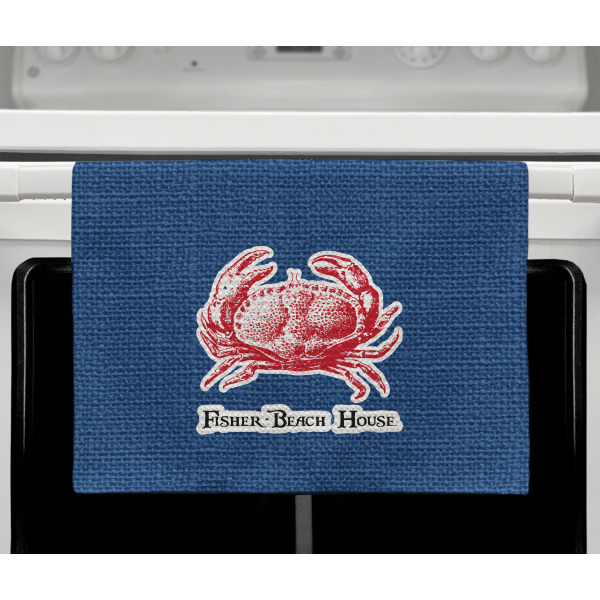 Custom Design - Waffle Weave Towel - Full Color Print - Lifestyle2 Image