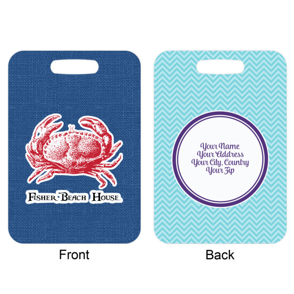 Custom Design - Metal Luggage Tag - Approval