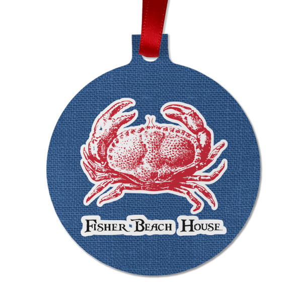 Custom Design - Metal Ball Ornament - Front