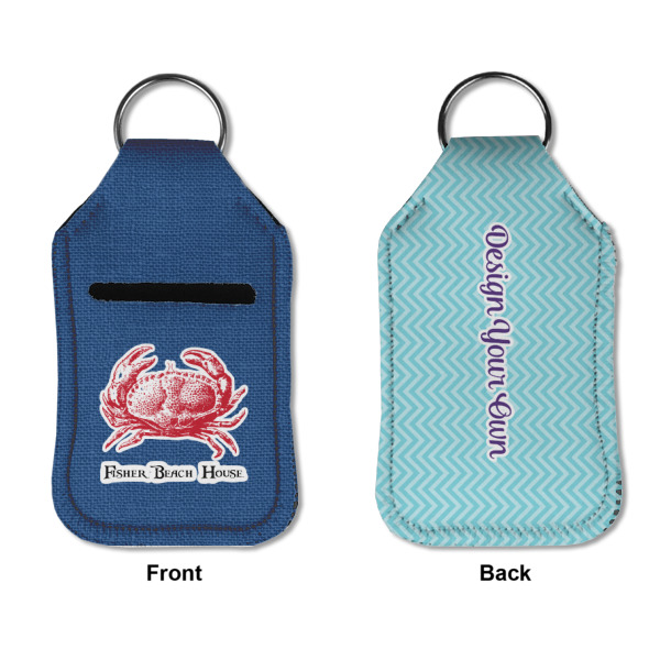 Custom Design - Sanitizer Holder Keychain - Small APPROVAL (Flat)