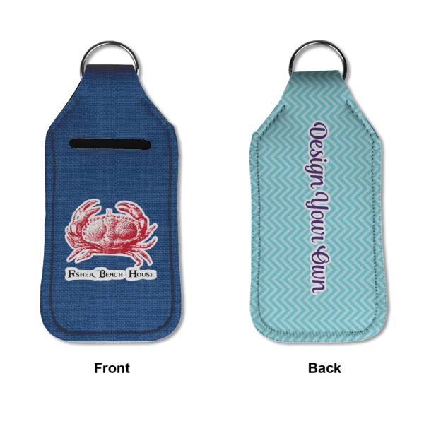 Custom Design - Sanitizer Holder Keychain - Large APPROVAL (Flat)