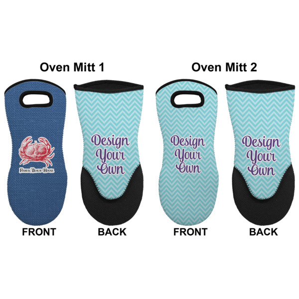 Custom Design - Neoprene Oven Mitt - Set of 2 - Approval