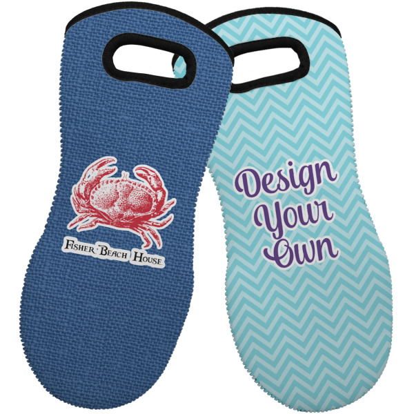 Custom Design - Neoprene Oven Mitt -Set of 2 - Front