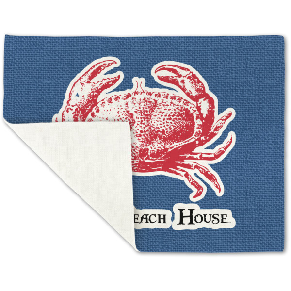 Custom Design - Linen Placemat - Folded Corner (single side)