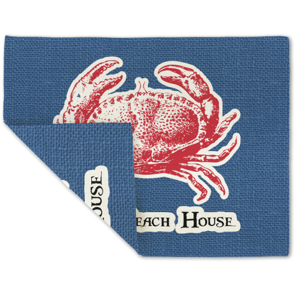 Custom Design - Linen Placemat - Folded Corner (double side)