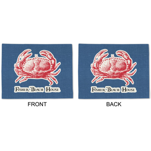 Custom Design - Linen Placemat - APPROVAL (double sided)