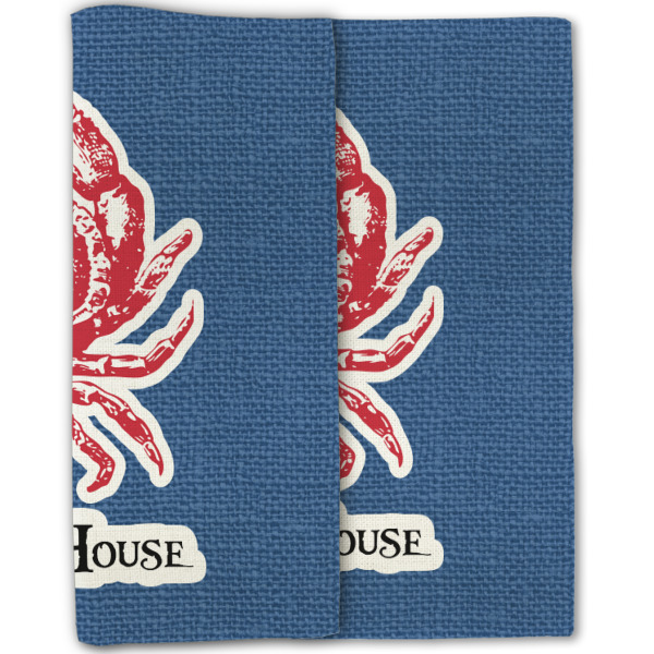 Custom Design - Linen Placemat - Double Sided - Folded Half