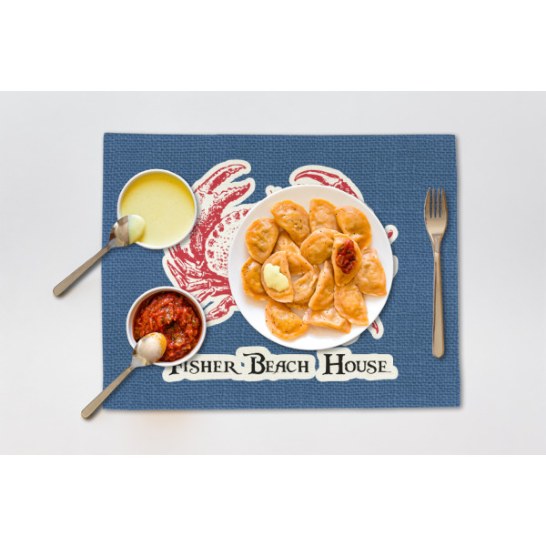 Custom Design - Linen Placemat - Single - Lifestyle