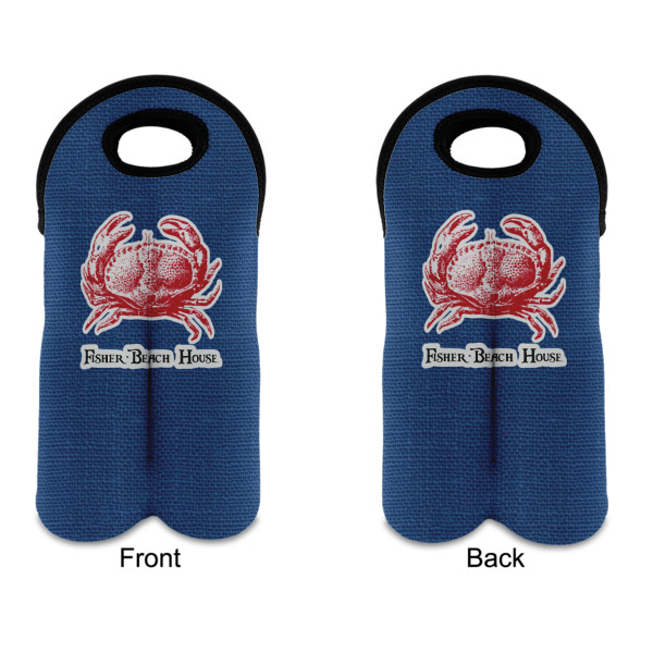 Custom Design - Double Wine Tote - Front & Back