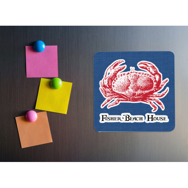 Custom Design - Square Fridge Magnet - LIFESTYLE