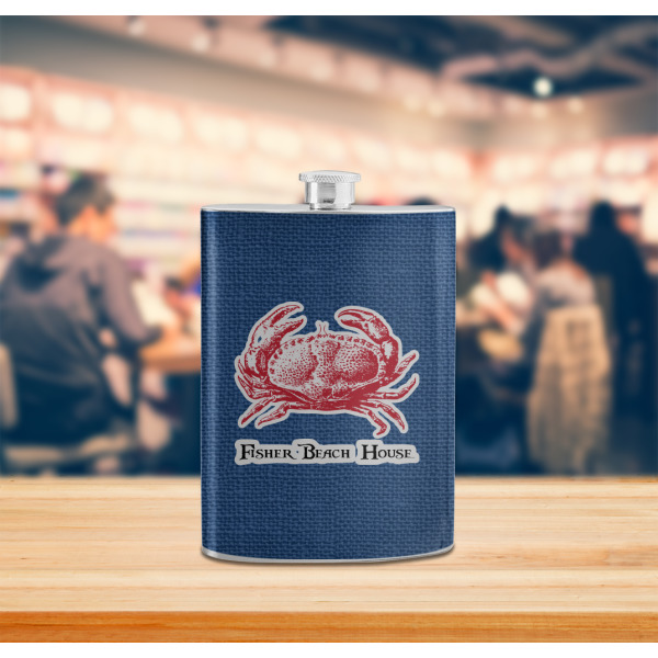 Custom Design - Stainless Steel Flask - LIFESTYLE 2