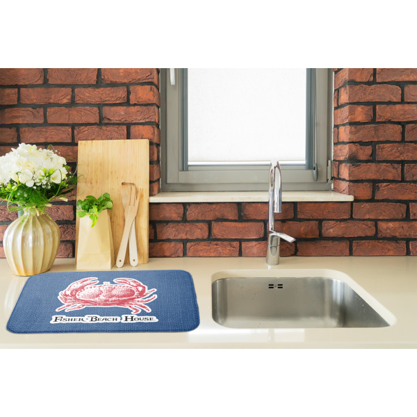Custom Design - Dish Drying Mat - LIFESTYLE 2