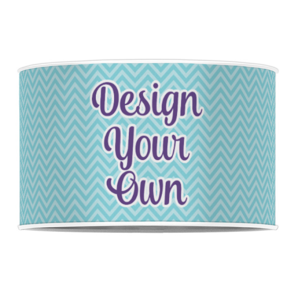 Custom Design - 12" Drum Lampshade - FRONT (Poly Film)
