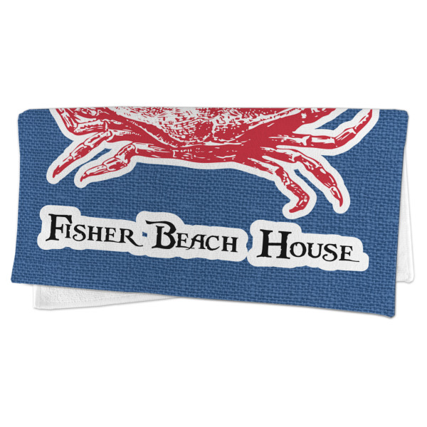 Custom Design - Microfiber Dish Rag - FOLDED (half)