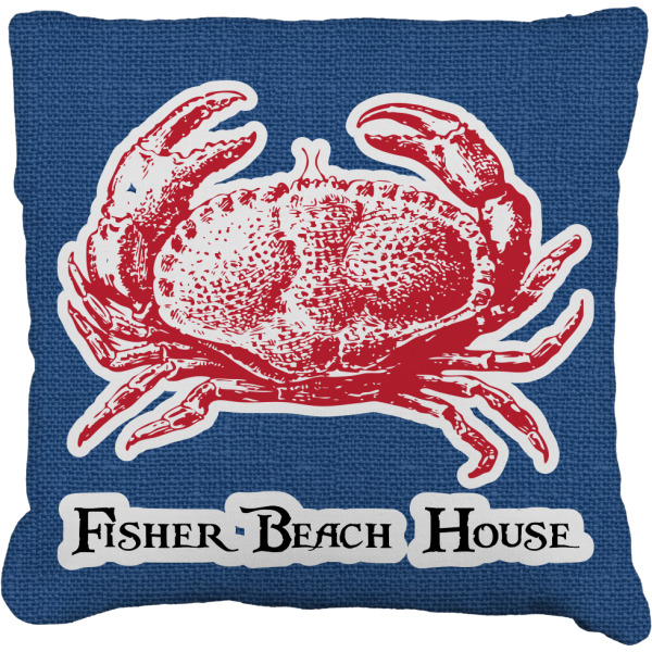 Custom Design Your Own Faux-Linen Throw Pillow 16"