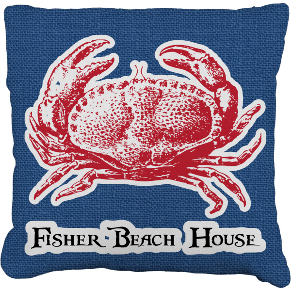 Custom Design Your Own Faux-Linen Throw Pillow 18"