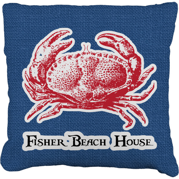 Custom Design Your Own Faux-Linen Throw Pillow 20"