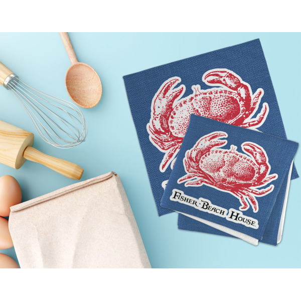 Custom Design - Microfiber Dish Rag - LIFESTYLE