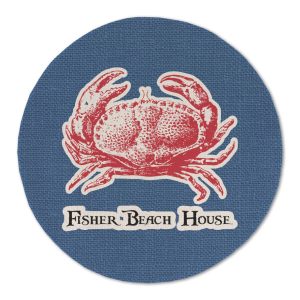 Custom Design - Round Linen Placemats - FRONT (Double Sided)