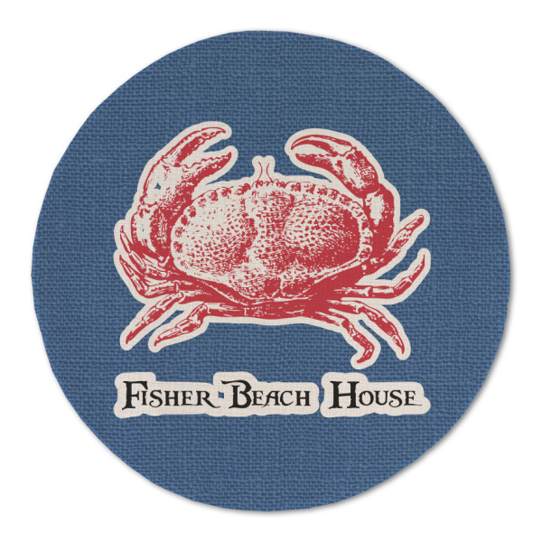 Custom Design Your Own Round Linen Placemat