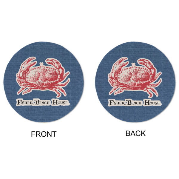 Custom Design - Round Linen Placemats - APPROVAL (double sided)