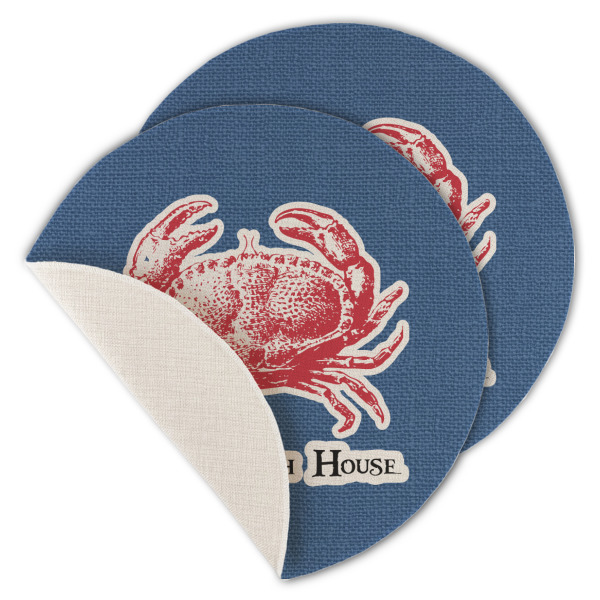 Custom Design - Round Linen Placemats - MAIN (Single Sided)